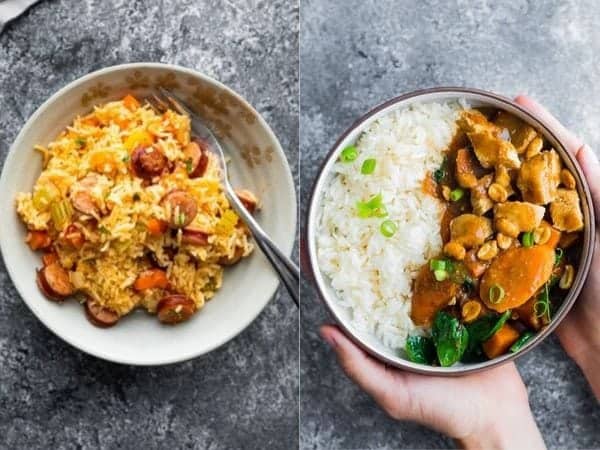 image de collage de Repas au congélateur Instant Pot