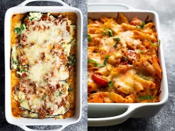 image de collage de Casseroles de congélateur saines