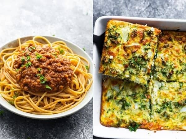 image de collage de Casseroles de congélateur saines