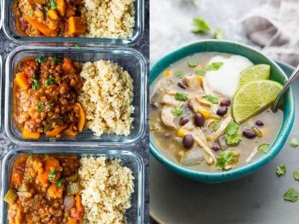 image de collage de Repas surgelés en Pot instantané