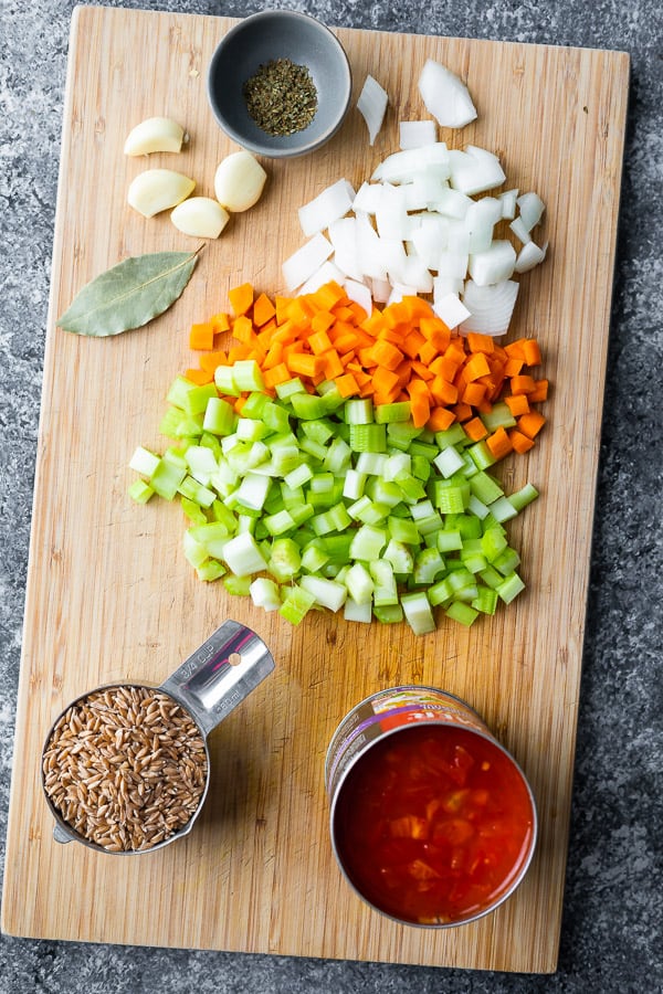 Italian Sausage Soup with Farro | Sweet Peas and Saffron