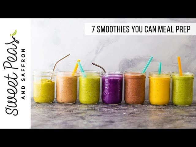 7 Easy Make Ahead Smoothies For Fall • A Sweet Pea Chef