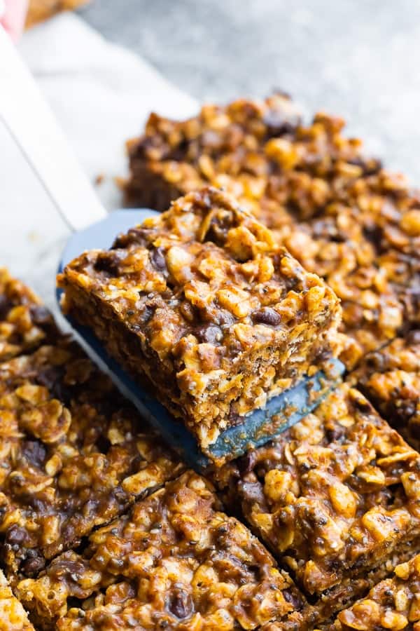 No Bake Snack Bars - Sweet Peas and Saffron