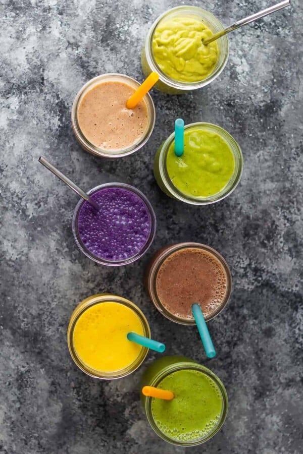 7 Best Healthy Smoothies {Minimal Ingredients + Meal Prep Tips}