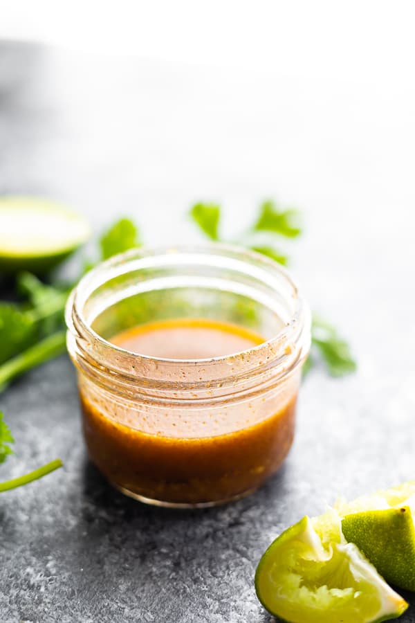 chili lime vinaigrette for the wild rice salad recipe