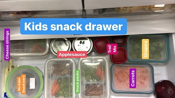 Organize With Me: Kids Snack Drawer! Favorite Snacks for Kids! 