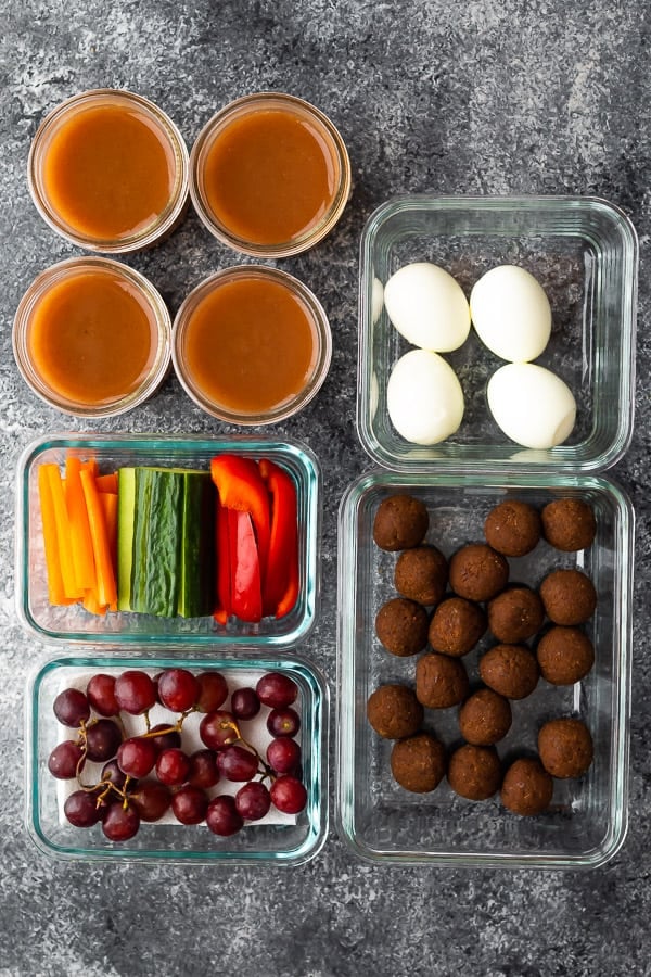 Refrigerator Snack Drawer Prep