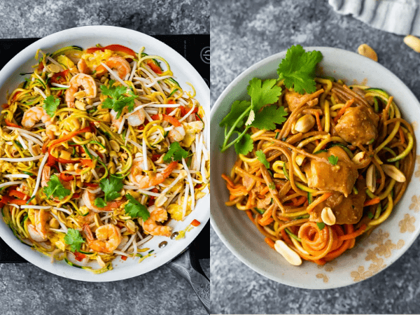 collage image with two easy One Pot Meals