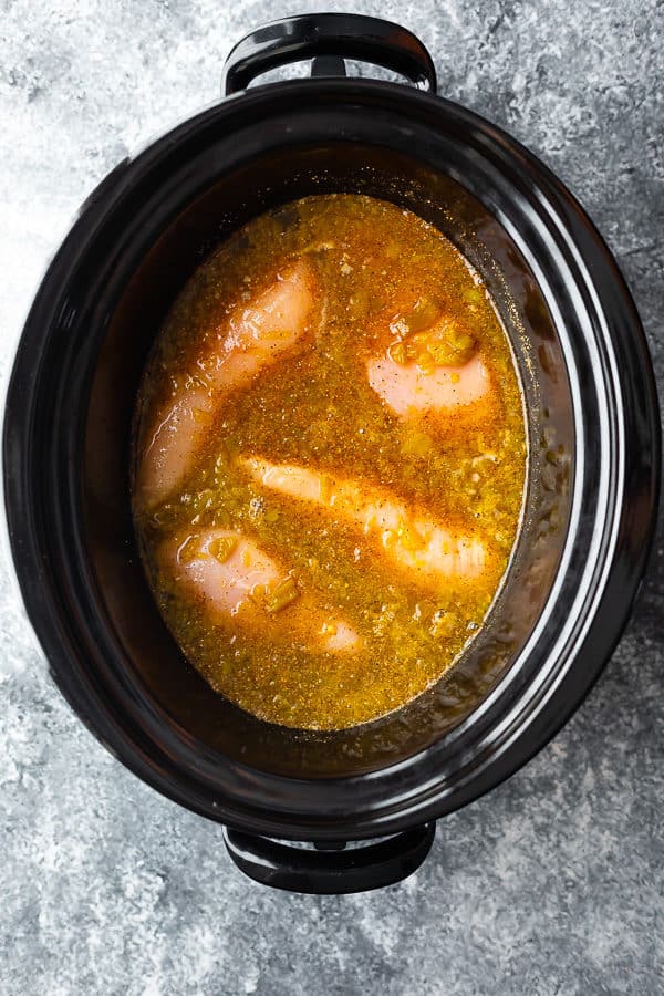 beer chicken in the slow cooker