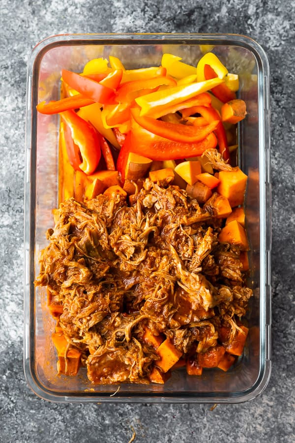 BBQ Pulled Pork & Sweet Potato Meal Prep – Emyogifit