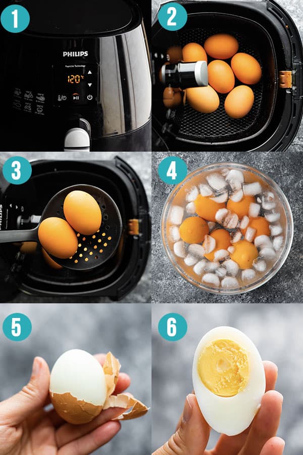 How To Make Air Fryer Hard Boiled Eggs (Easy Recipe) - Basics with Bails