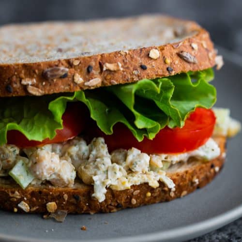 Chickpea Salad Sandwich - Sweet Peas and Saffron