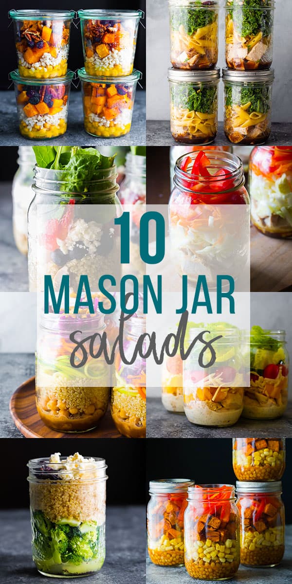 10 Healthy Mason Jar Salad Recipes - Sweet Peas and Saffron