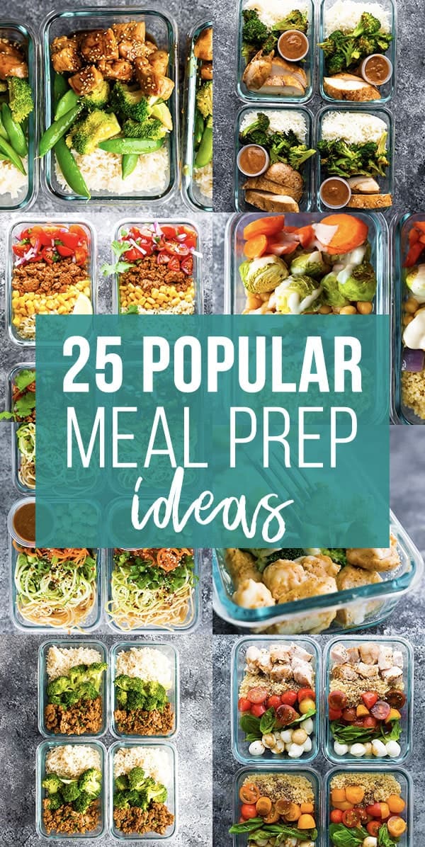 25 Most Popular Lunch Meal Prep Ideas - Sweet Peas and Saffron