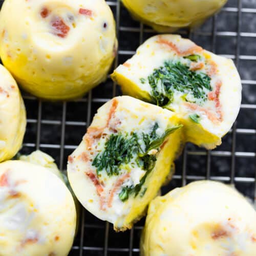 Instant Pot Italian Egg Bites (THM-S, Low Carb) - Country Girl Cookin