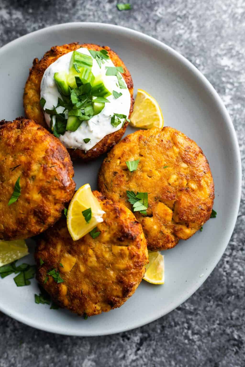 Air Fryer Salmon Patties Golden Crispy Sweetpeasandsaffron Com