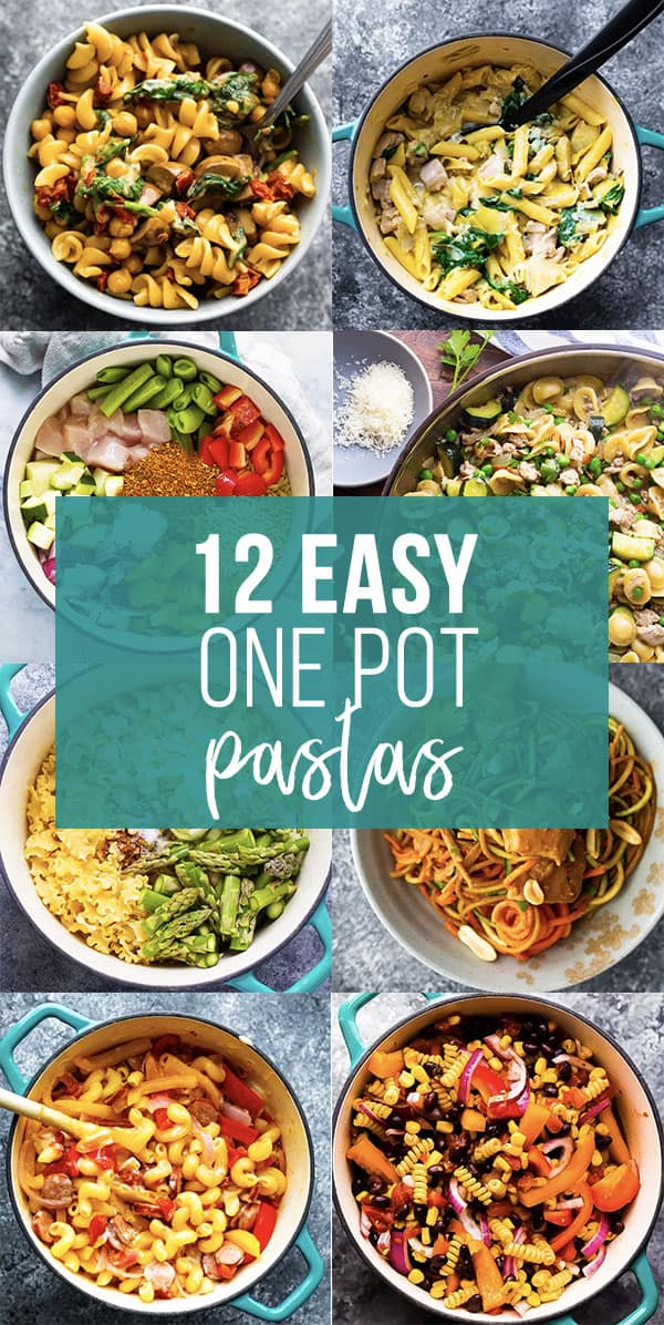 Easy Healthy One Pot Pasta Recipe - Erin Lives Whole