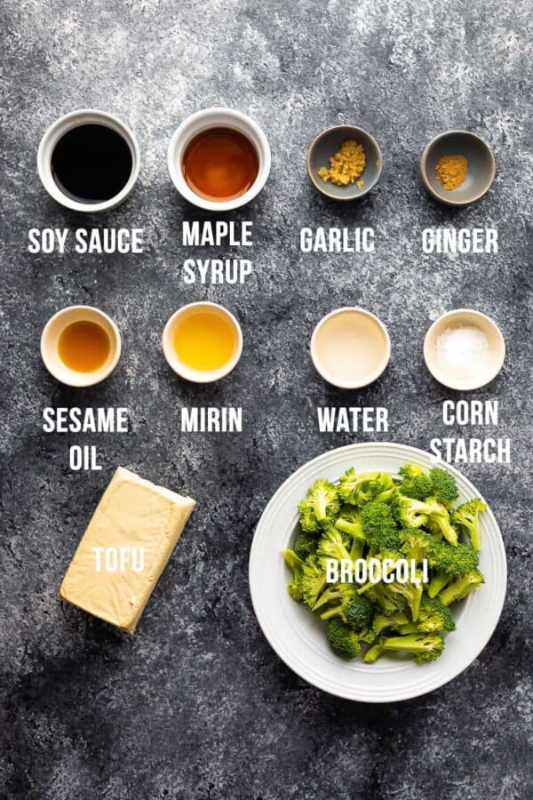 ingredients required to make teriyaki tofu