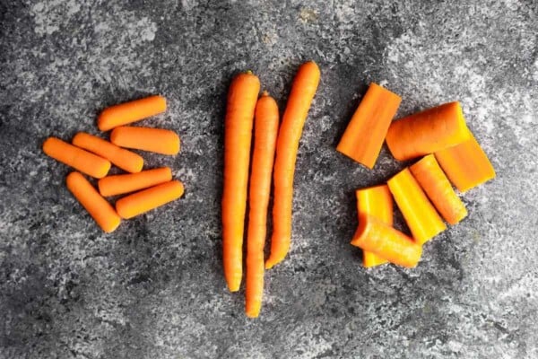types of carrots that can be used in this recipe