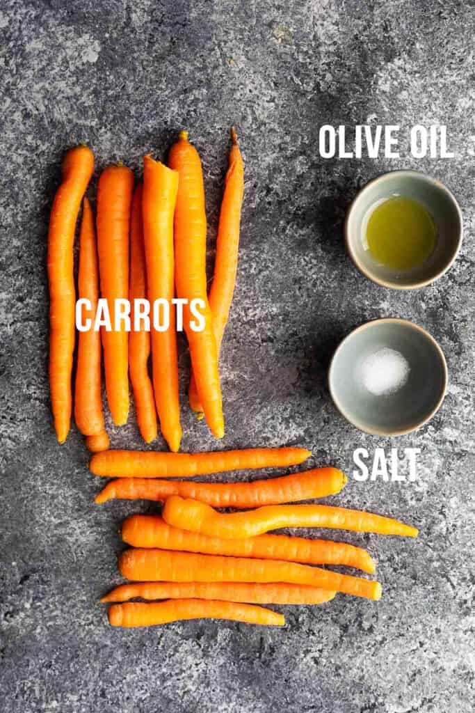 ingredients required to cook air fryer carrots