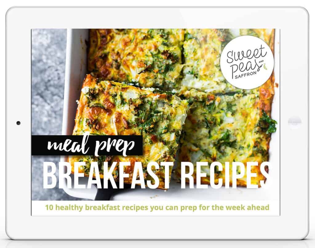 Meal Prep Breakfast eBook - Sweet Peas and Saffron