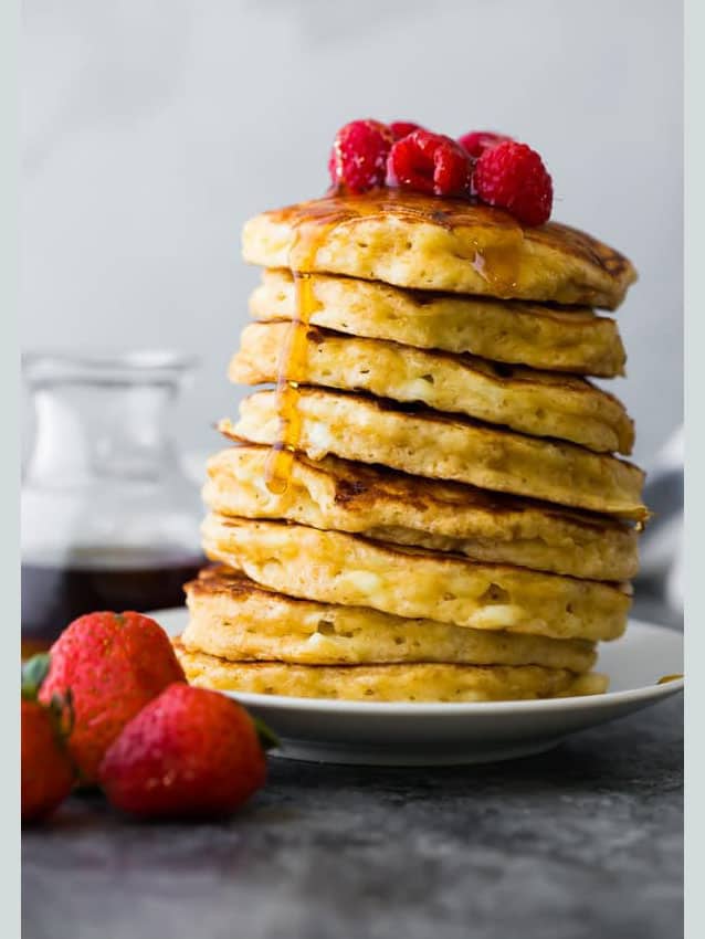 Cottage Cheese Pancakes Sweet Peas and Saffron