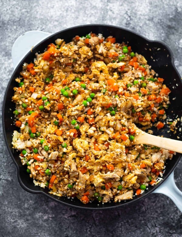fully cooked cauliflower fried rice