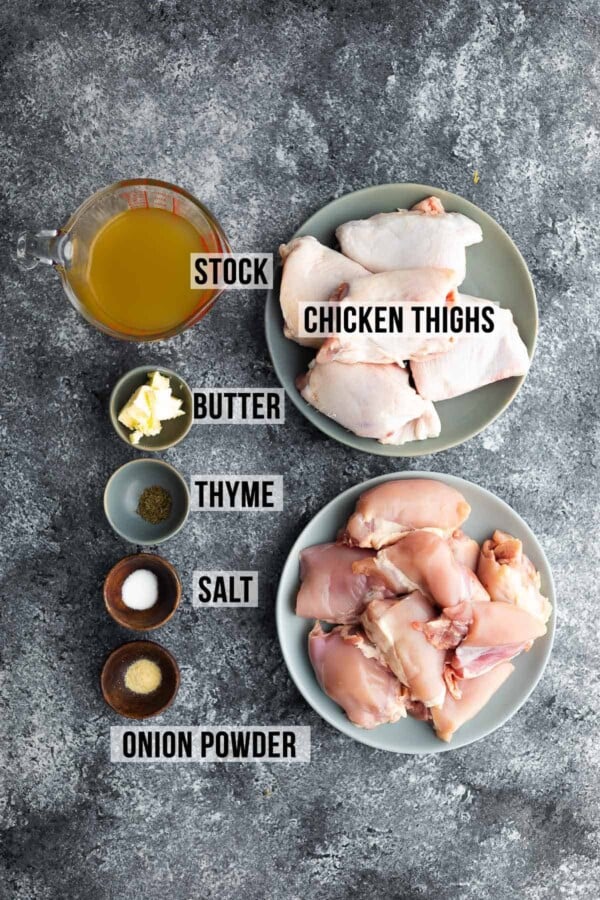 Instant Pot Chicken Thighs (Fresh Frozen) - Sweet Peas and Saffron