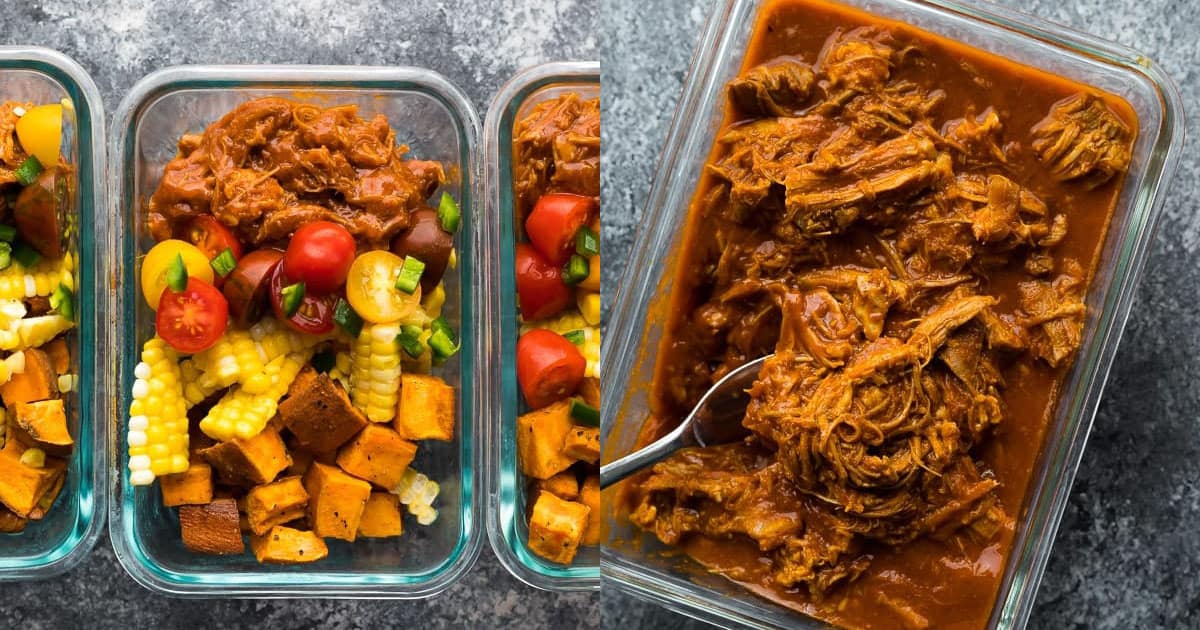 BBQ Pulled Pork & Sweet Potato Meal Prep – Emyogifit