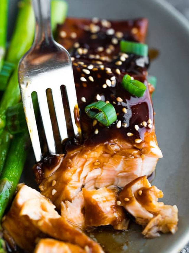 Teriyaki Salmon Glaze - Sweet Peas and Saffron