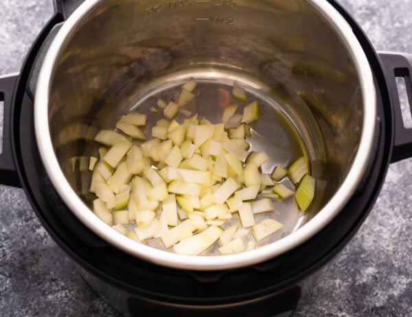 sauteing onions in the instant pot