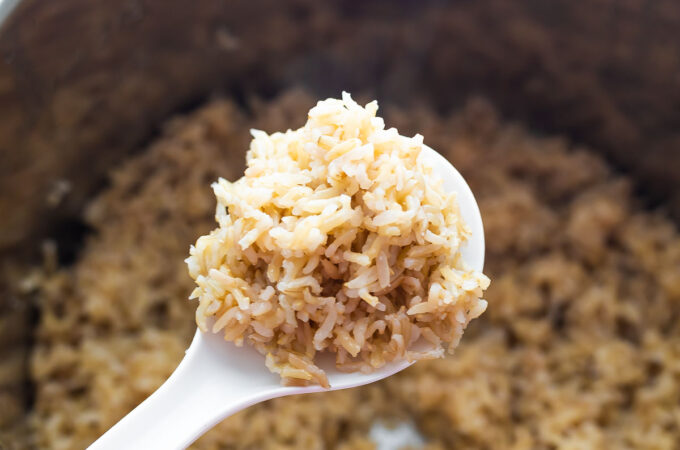 Instant Pot Brown Rice (perfect + Fluffy!) | Sweet Peas And Saffron