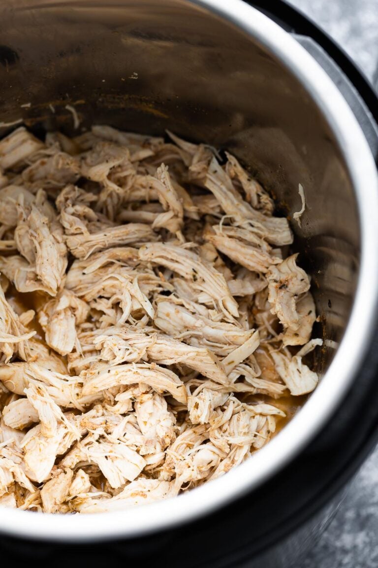 Instant Pot Shredded Chicken Breast - Sweet Peas and Saffron