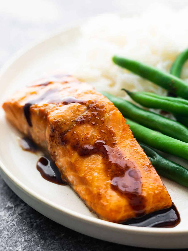 Balsamic Salmon Marinade (video) - Sweet Peas and Saffron