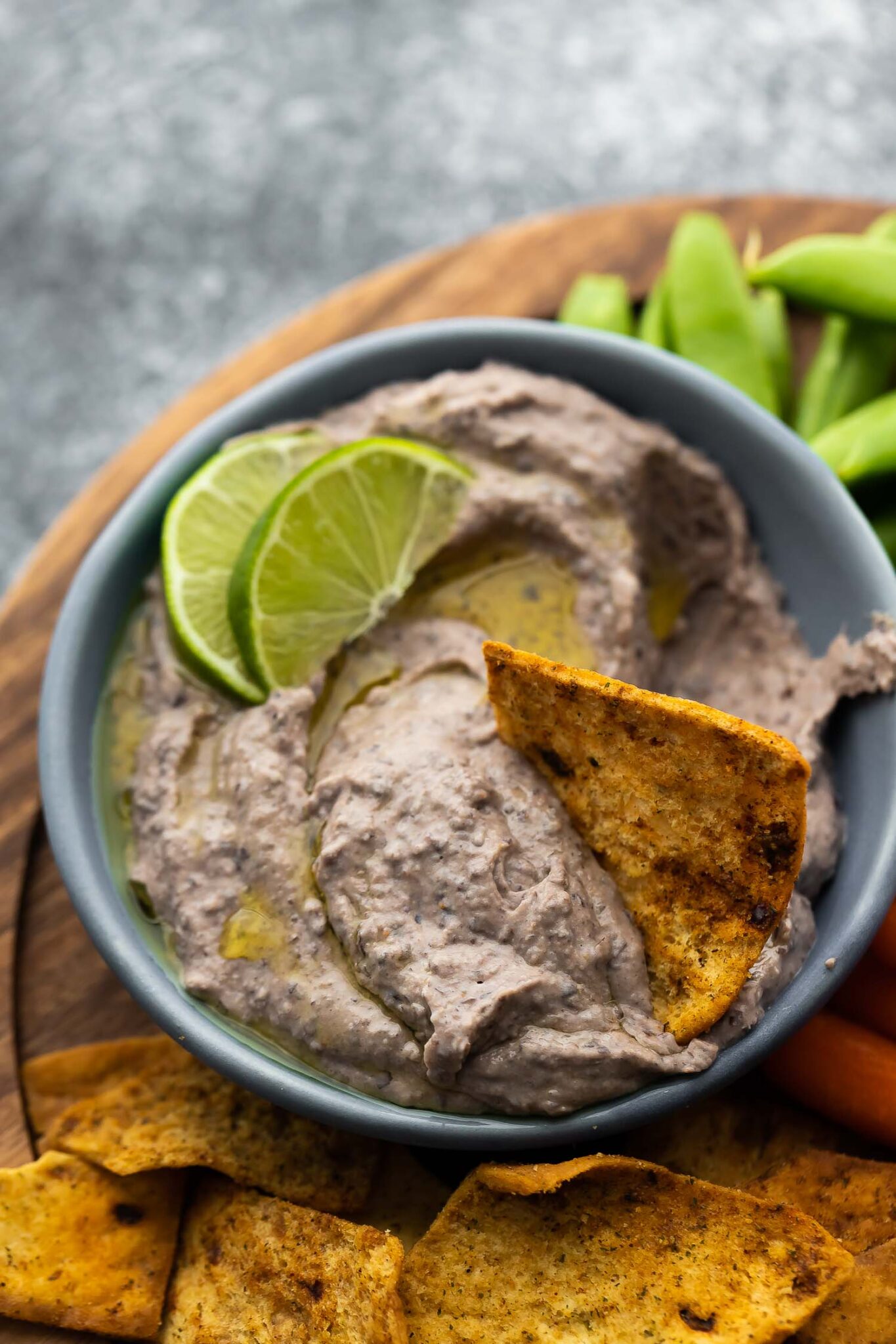 5 Minute Black Bean Hummus Sweet Peas and Saffron