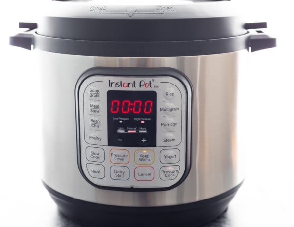 instant pot with 0 minutes on the timer