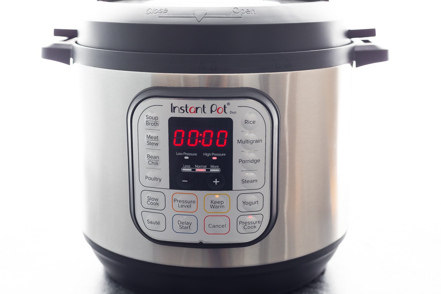 instant pot with 0 minutes on the timer