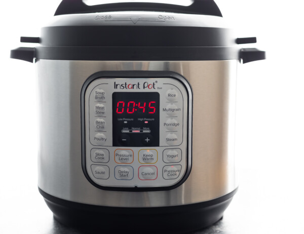 instant pot with 45 minutes on the timer