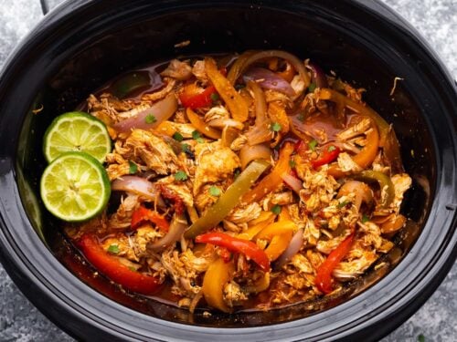 crock pot fajita chicken and rice