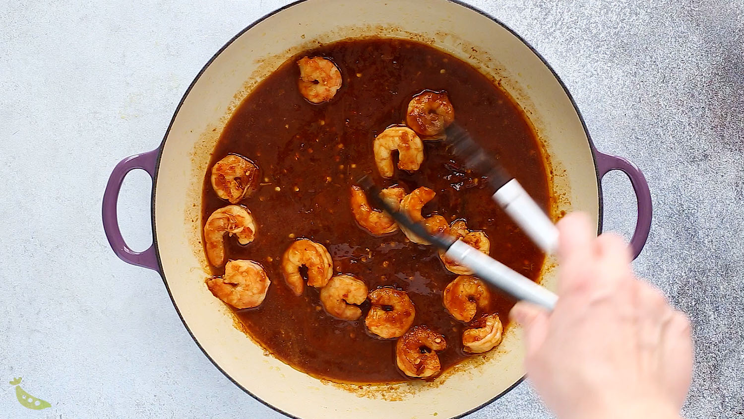 shrimp tossed in sweet chili stir fry sauce