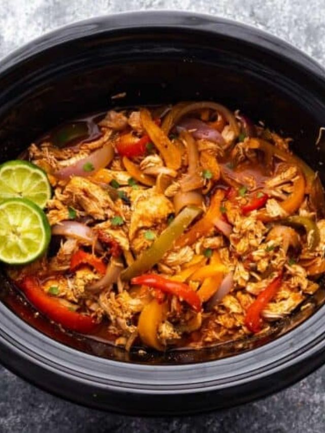 Crockpot Chicken Fajitas Sweet Peas and Saffron