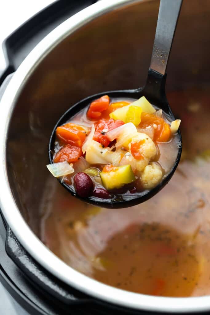 Instant Pot Vegetable Soup - Sweet Peas and Saffron