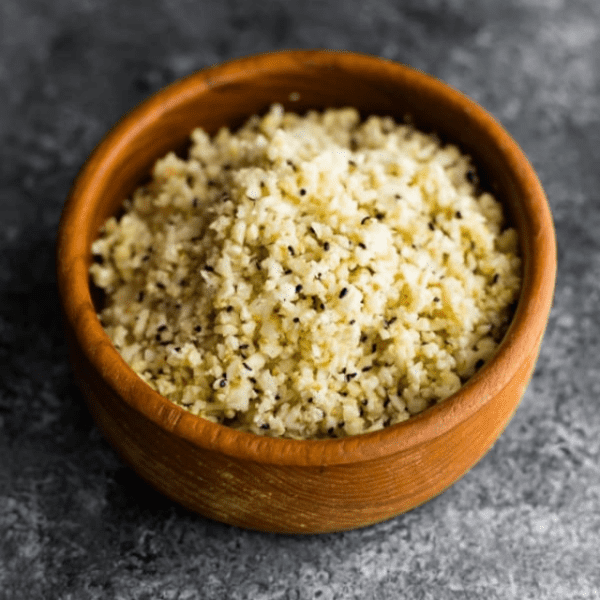Sesame ginger cauliflower rice