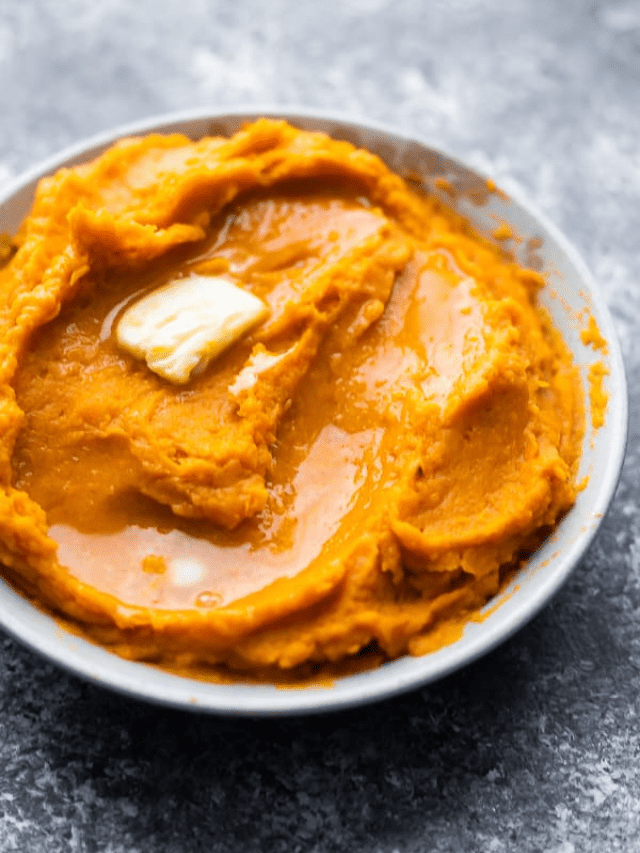 Easy Mashed Sweet Potatoes - Sweet Peas and Saffron