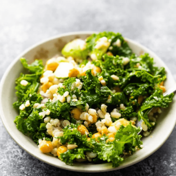 Kale barley salad