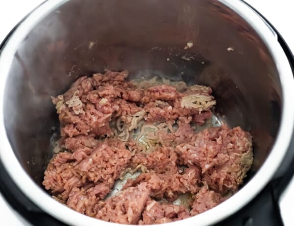 cooking ground turkey in the instant pot
