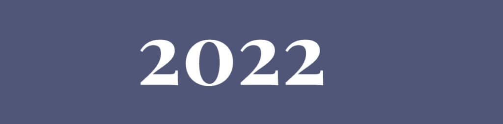 purple background with white '2022'