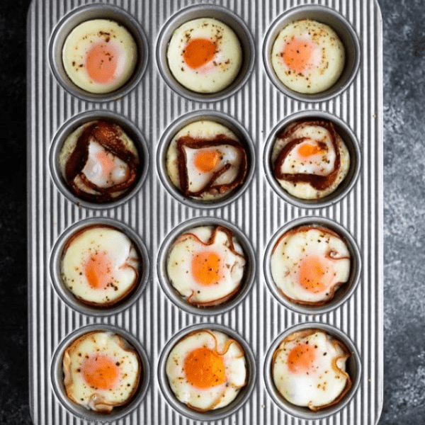 Meal prep baked eggs