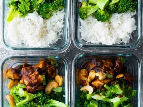 Easy Cashew Chicken Meal Prep - Project Meal Plan