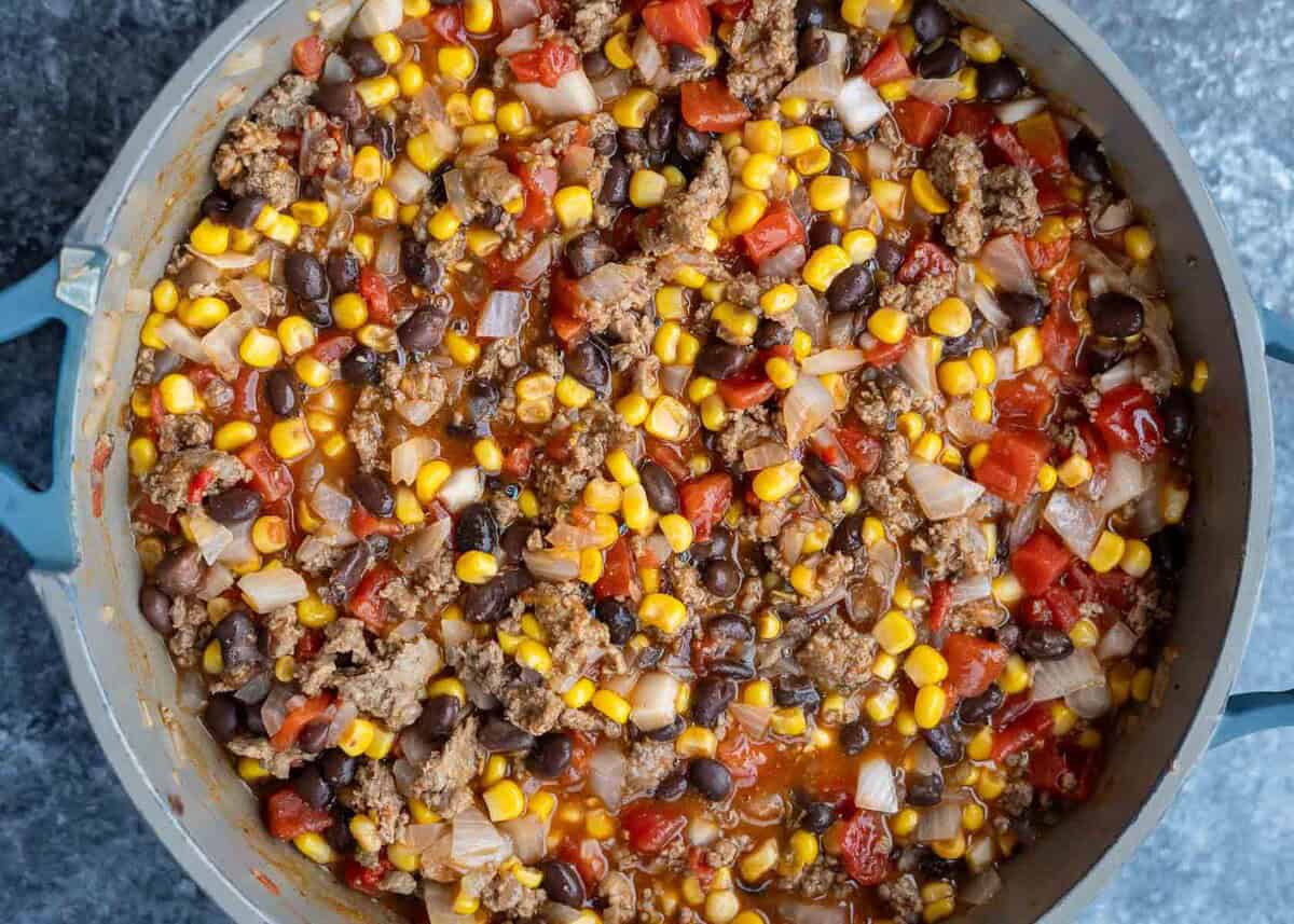 ingredients for taco casserole